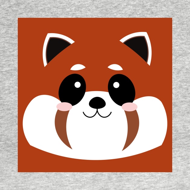Simple Cute Red Panda by Eliza-Grace